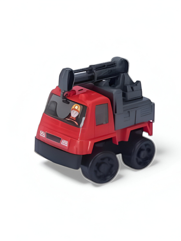 Fire Truck Playset  – 4-Pack Mini Die-Cast Rescue & Firefighter Vehicles LMI15840.