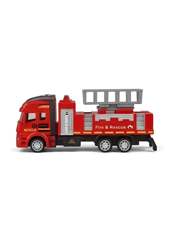 Fire & Rescue Toy Truck with Extension Ladder – Diecast-Style Emergency Rescue TV5816