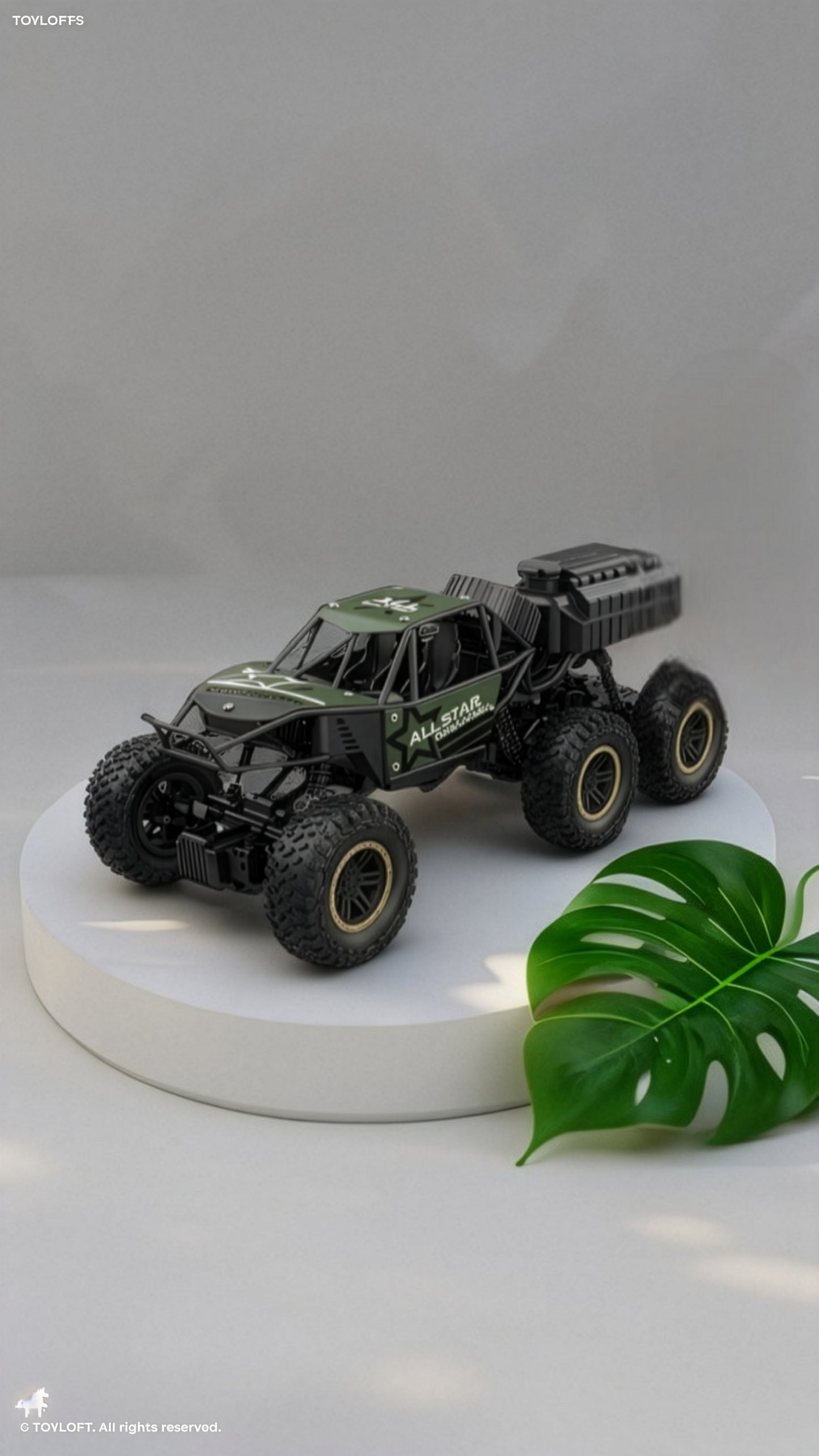 Remote Control Rock Crawler Monster Truck Green LMI12708.