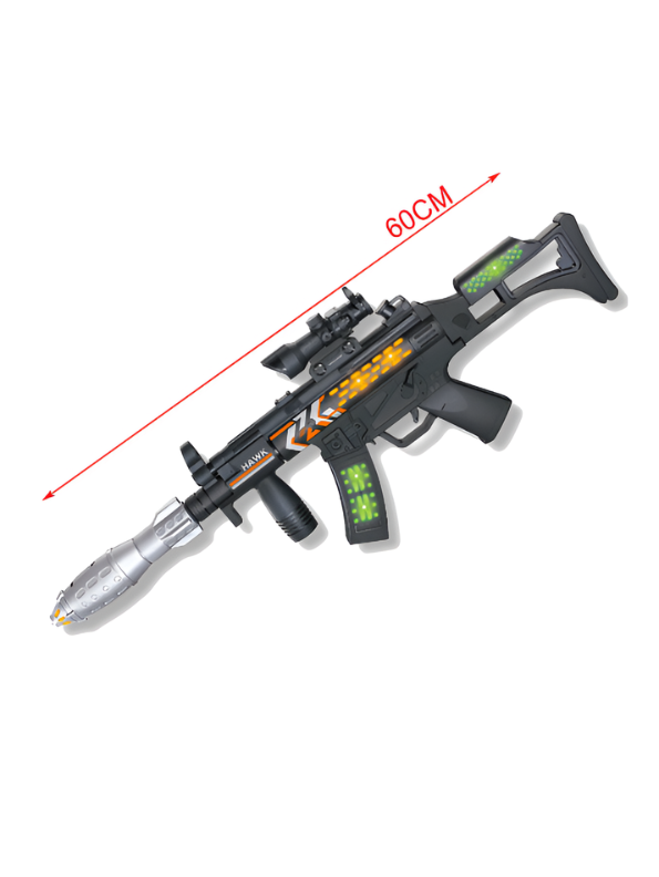 Flash Cannon Toy Gun with Realistic Smoke Effect TV6627.