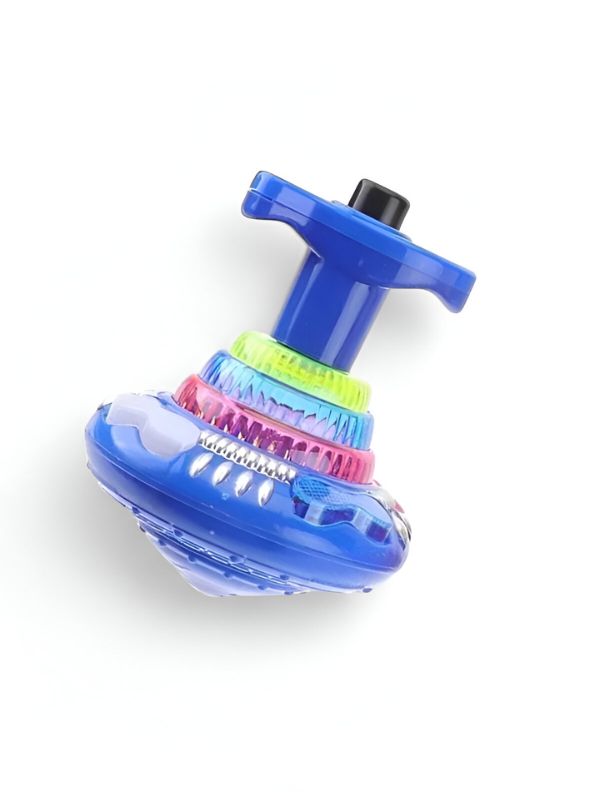 Flashing Top – LED Spinning Music Gyro Toy for Kids | Light-Up Gyrator Toy with Sound & 360° Spinning Action.