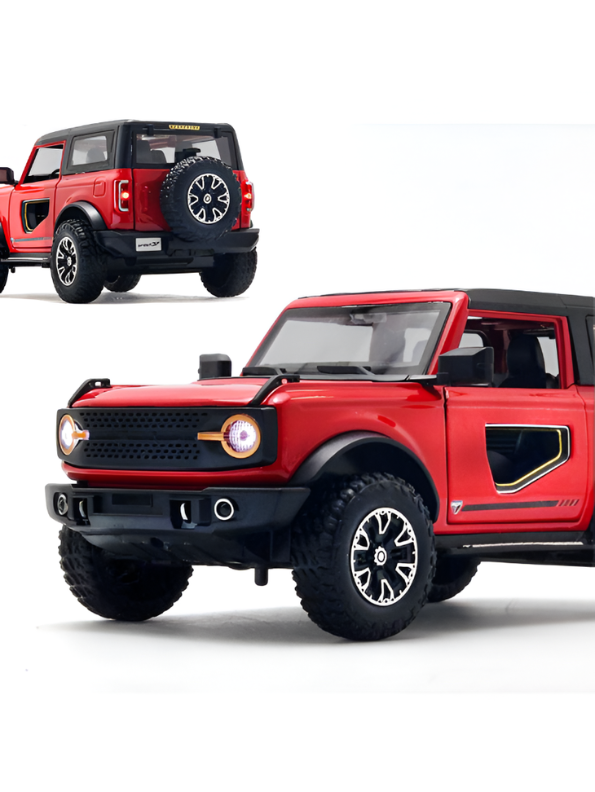 Ford Bronco Diecast Model Car – 1:24 Detailed Metal Collectible with Opening Doors TV7289