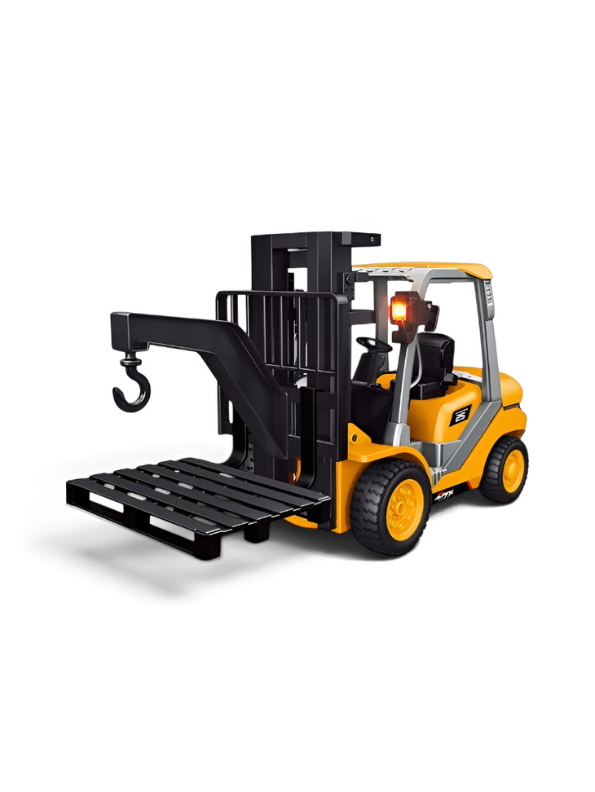 Forklift Truck Remote Control Construction Vehicle with Pallet & Hook MD713