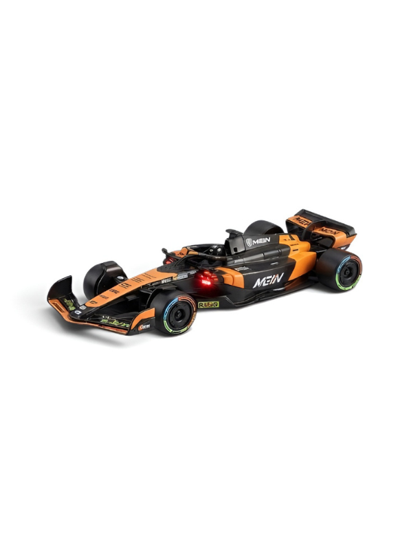Formula 1 RC Racing Car | Orange 2.4G High-Speed Remote Control F1 Toy Car with Controller & Acrylic Display Box MD548