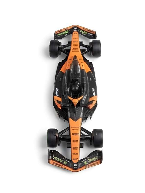 Formula 1 RC Racing Car | Orange 2.4G High-Speed Remote Control F1 Toy Car with Controller & Acrylic Display Box MD548