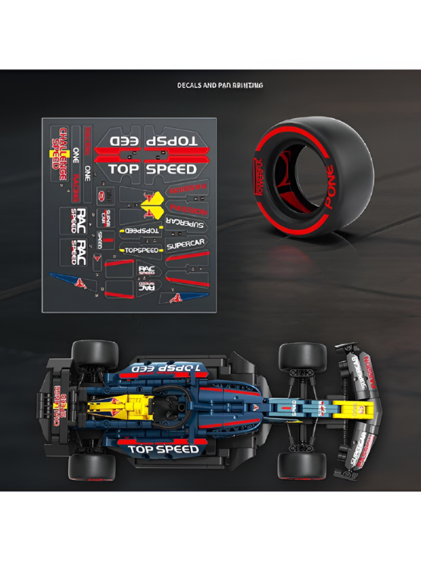Formula 1 Racing Car Building Blocks Set MD65.