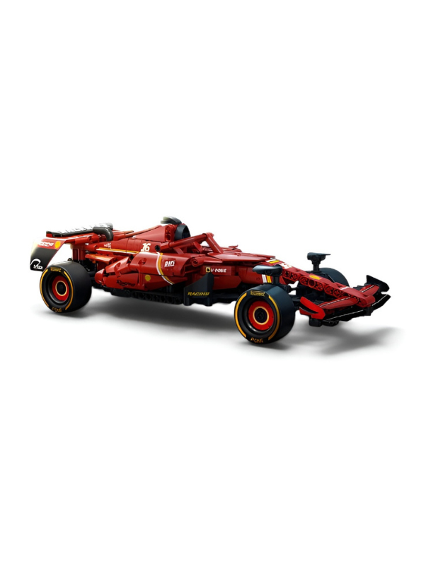 Formula Racer F1 Red Car Building – Pull-Back Brick Model Kit | Racing Car Construction Set MD66