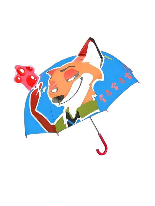 Foxella – 47cm Fox Umbrella for Kids | Cute & Durable Umbrellas for Rainy Season Fun NOV6221.