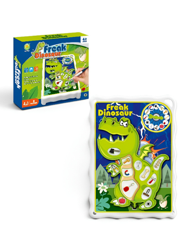 Freak Dinosaur Electronic Operation Game – Kids Educational STEM Toy for Hand-Eye Coordination, Focus & Concentration – Interactive Family Board Game TV7169