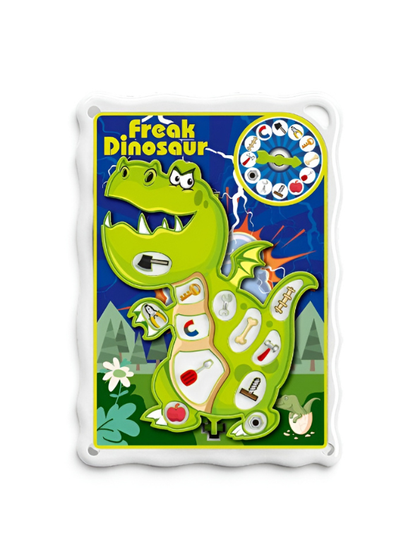Freak Dinosaur Electronic Operation Game – Kids Educational STEM Toy for Hand-Eye Coordination, Focus & Concentration – Interactive Family Board Game TV7169
