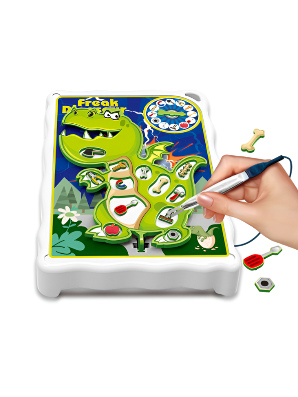 Freak Dinosaur Electronic Operation Game – Kids Educational STEM Toy for Hand-Eye Coordination, Focus & Concentration – Interactive Family Board Game TV7169