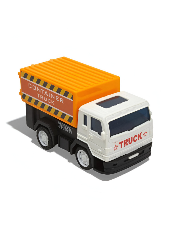 Friction Powered Pull Back Trucks – Pack of 4 Toy Vehicles for Kids LMI13648.
