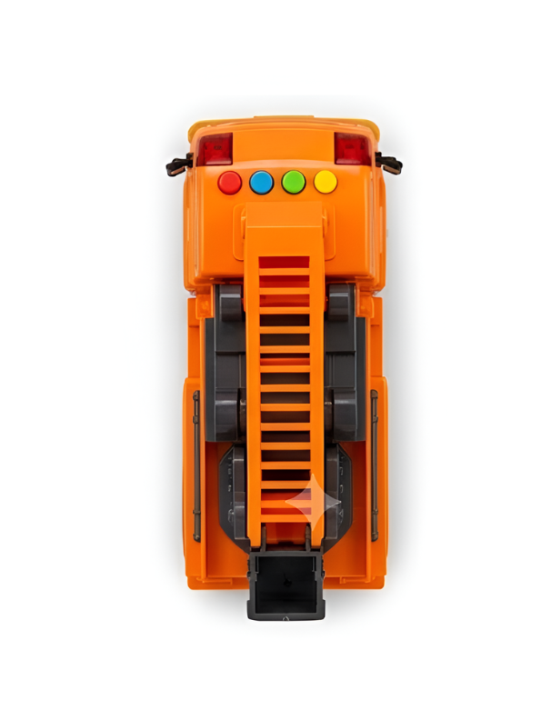 Friction Powered Rescue Crane Truck Toy Orange NX16817.