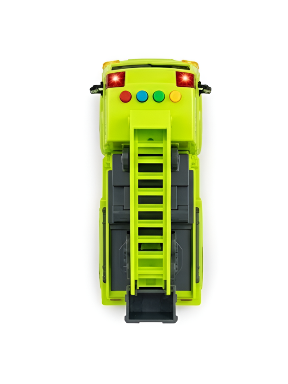Friction Powered Rescue Crane Truck Toy Green NX16817.