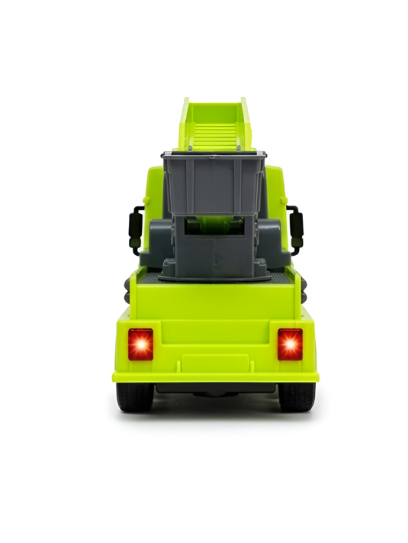 Friction Powered Rescue Crane Truck Toy Green NX16817.