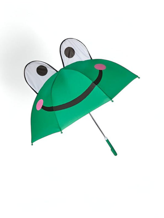 Frogella – Cute Frog Face Kids Umbrella | Adorable & Fun Rain Gear for Children NOV6219.