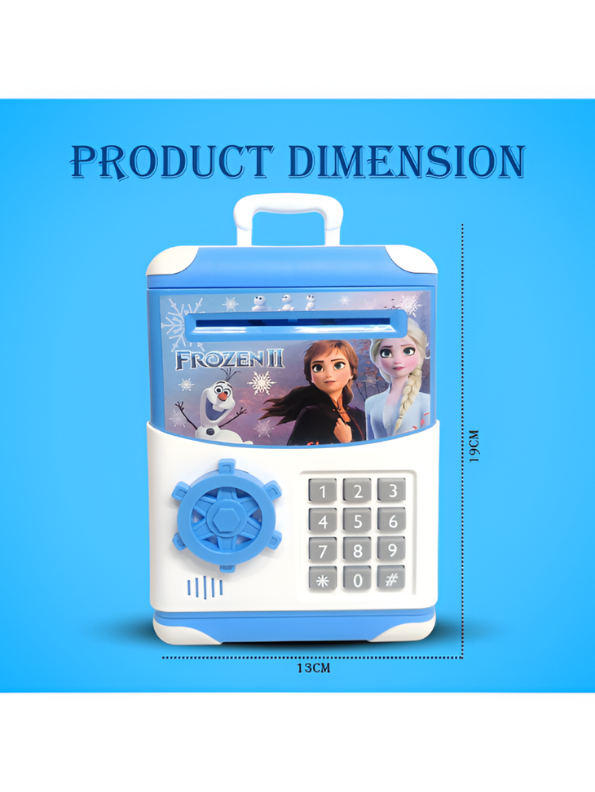 Frozen 2 Digital Piggy Bank with Password Lock & Auto Note Scroll | ATM Money Safe LMI10365.