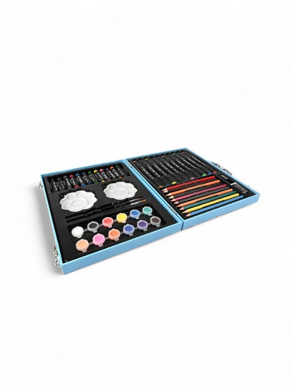 Frozen Sisters 50-Piece Art & Coloring Kit | Disney Themed Briefcase with Art Supplies | Back to School Gift for Girls NOVHBC-188308.