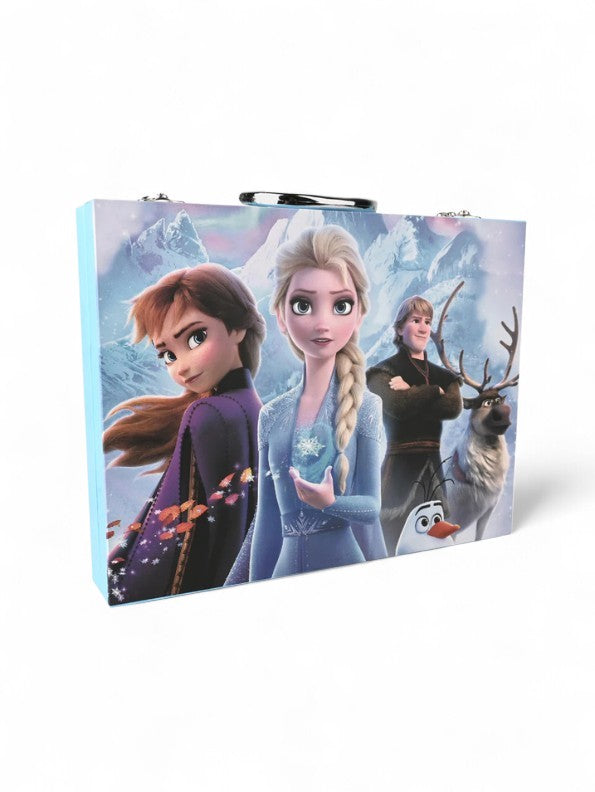 Frozen Sisters 50-Piece Art & Coloring Kit | Disney Themed Briefcase with Art Supplies | Back to School Gift for Girls NOVHBC-188308.