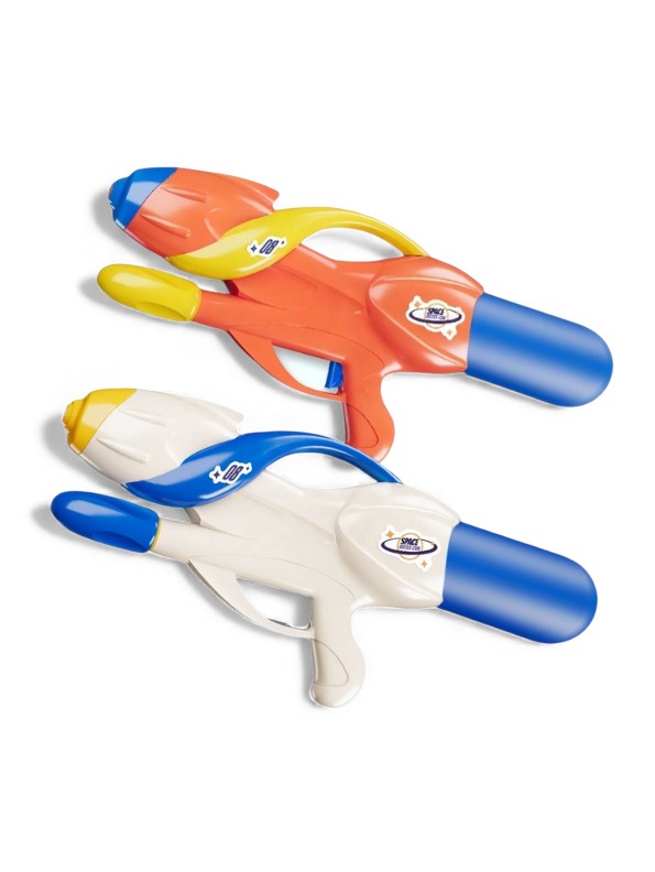 Futuristic Space Blaster Water Gun – High-Capacity Pichkari for Kids & Adults – Perfect for Holi Orange LMI14428.
