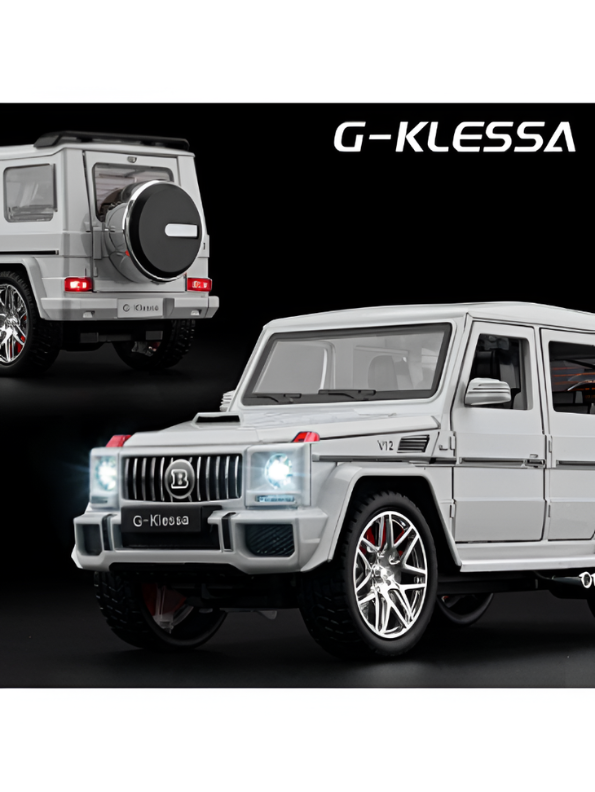 G-Klessa 1:24 Scale Alloy Diecast Remote Control Car White LMI16544.