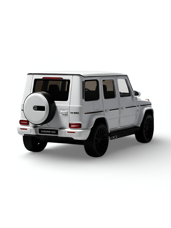 Mercedes-Benz G-Class Diecast Model Car - 10cm G-Wagon Miniature, 1:43 Scale Toy White.