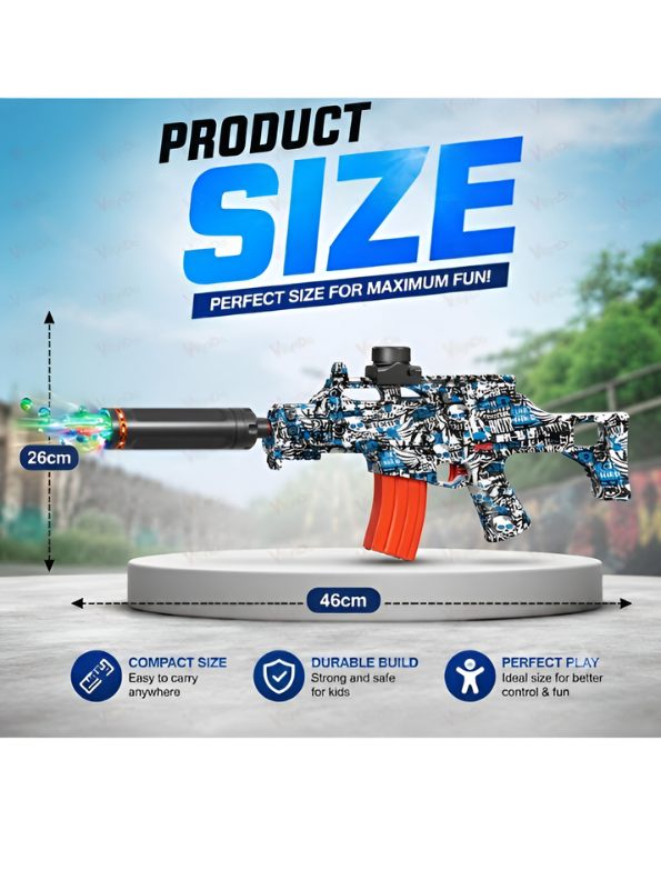G36 Automatic Electric Water Gel Splatter Toy with Water Beads | TV7180
