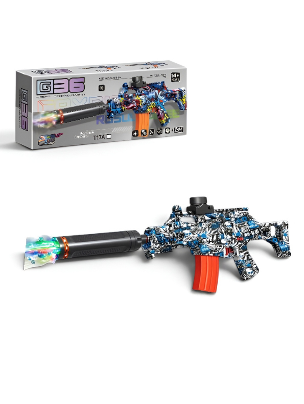 G36 Automatic Electric Water Gel Splatter Toy with Water Beads | TV7180