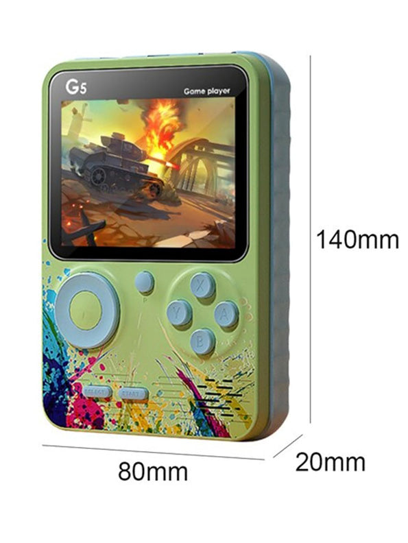 G5 Best Handheld Gaming Console 500 Games - Green