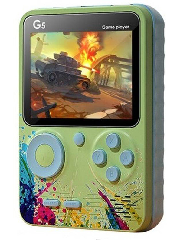 G5 Best Handheld Gaming Console 500 Games - Green