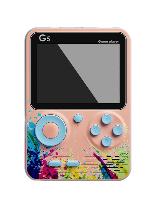 G5 Best Handheld Gaming Console 500 Games - Pink