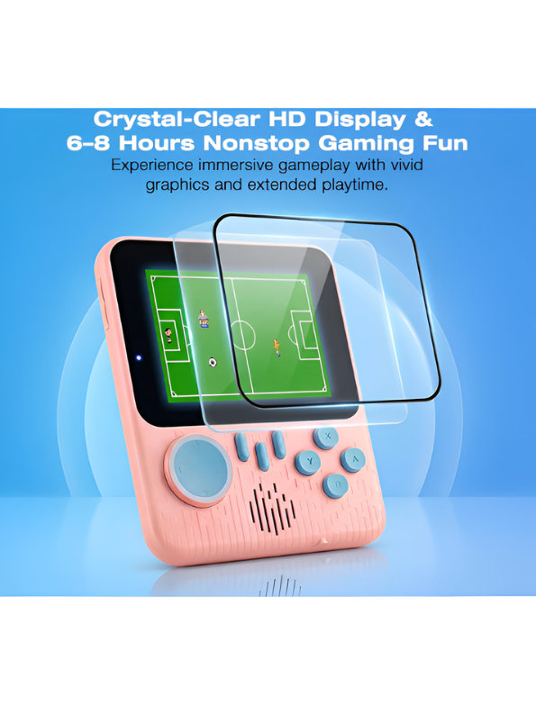 G7 Retro Handheld Gaming Console | 3.0-Inch Screen, 666+ Built-in Classic Games, TV Connection Support & Long Battery Life TV7055