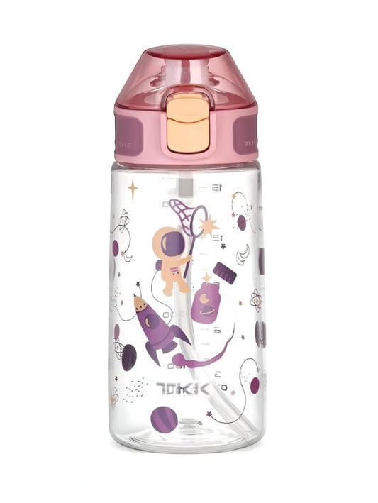 GalaxyJet Kids Water Bottle – 500ml Leakproof Bottle with Rocket & Astronaut Print for School & Travel NOV3313.