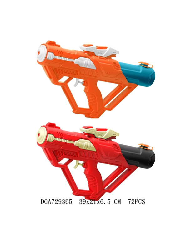GalaxyShot – 380ml Space Blaster Water Gun | Futuristic Sci-Fi Holi Pichkari Toy Orange LMI14390.