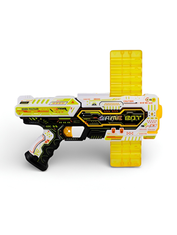 Game Bot Blasting Expert Soft Bullet Toy Gun with Foam Darts and Round Ammo Belt NX16315.