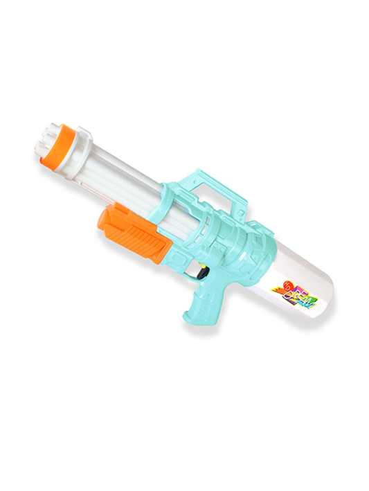 GatlingBlaze – High-Pressure Gatling Water Gun | Large Capacity 2-Nozzle Holi Pichkari for Kids & Adults Blue LMI12027.