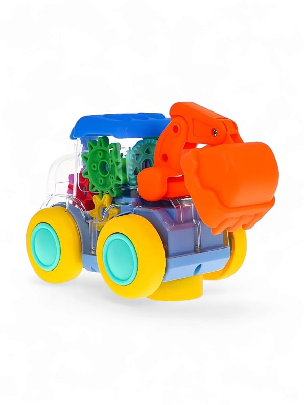 Gear Car Bulldozer Toy - Orange (MS- M- 27)