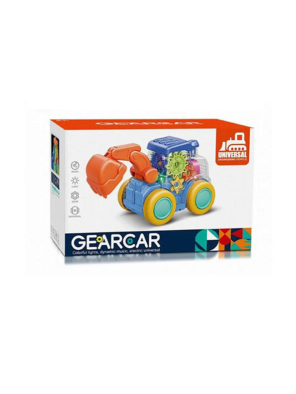 Gear Car Bulldozer Toy - Orange (MS- M- 27)