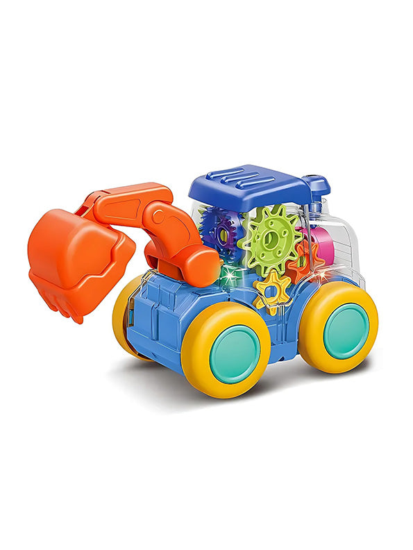 Gear Car Bulldozer Toy - Orange (MS- M- 27)