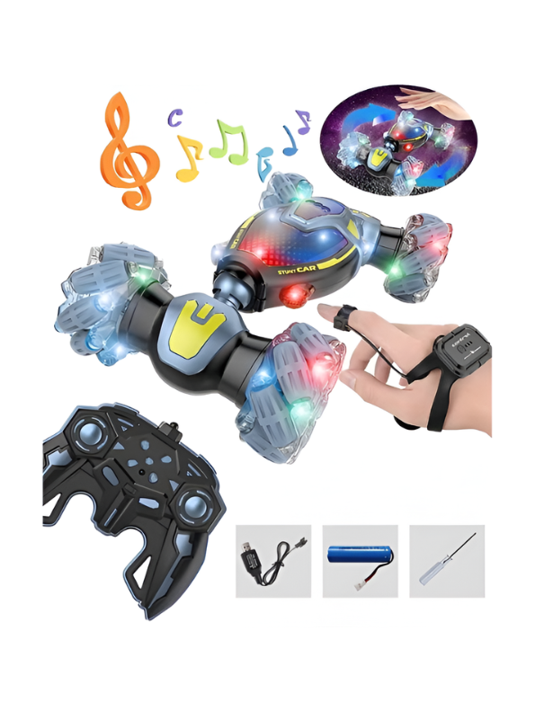 Gesture Controlled RC Stunt Car With Off-Road, Four-Wheel Drive LMI9690