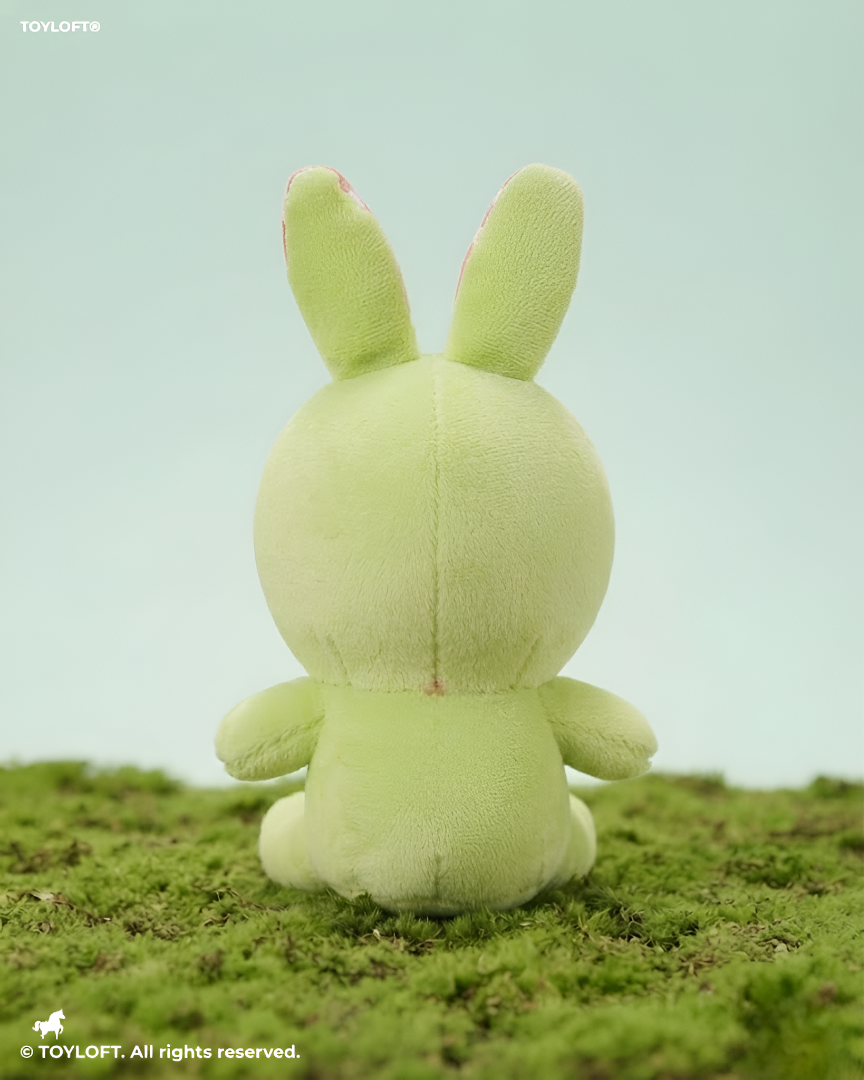 Green Bunny Plushie | 7-Inch Stuffed Toy in Rabbit Costume Soft Toy ST11910