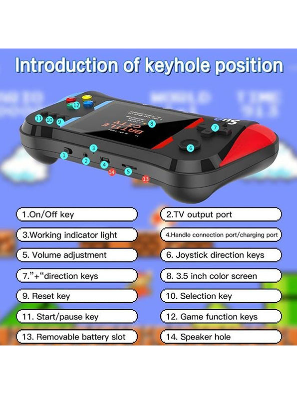 Handheld Game Console 3.5 Inch Video Game Players - Toyloft