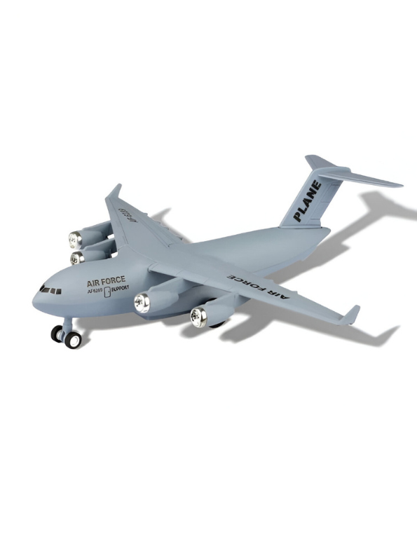 Heavy-Duty Military Cargo Aircraft Model – Die-Cast C-17 Transport Jet Collectible Toy LMI15817.