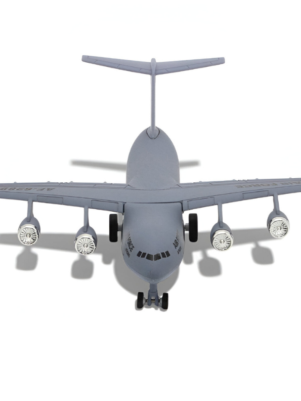 Heavy-Duty Military Cargo Aircraft Model – Die-Cast C-17 Transport Jet Collectible Toy LMI15817.