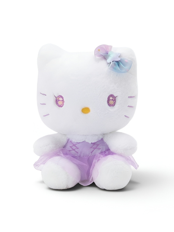 Hello Kitty Cute Plush Doll – Soft Lavender Dress Edition, 10-Inch Kids ST16779