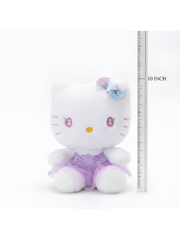 Hello Kitty Cute Plush Doll – Soft Lavender Dress Edition, 10-Inch Kids ST16779