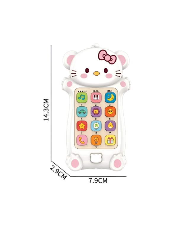 Hello Kitty Inspired Baby Toy Phone – Educational Pretend Play Smartphone for Infants NX15507.