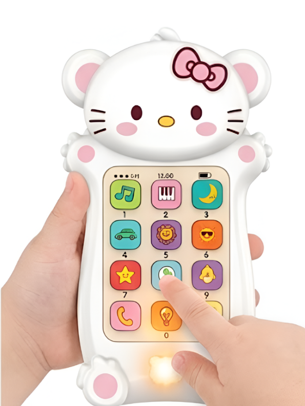 Hello Kitty Inspired Baby Toy Phone – Educational Pretend Play Smartphone for Infants NX15507.