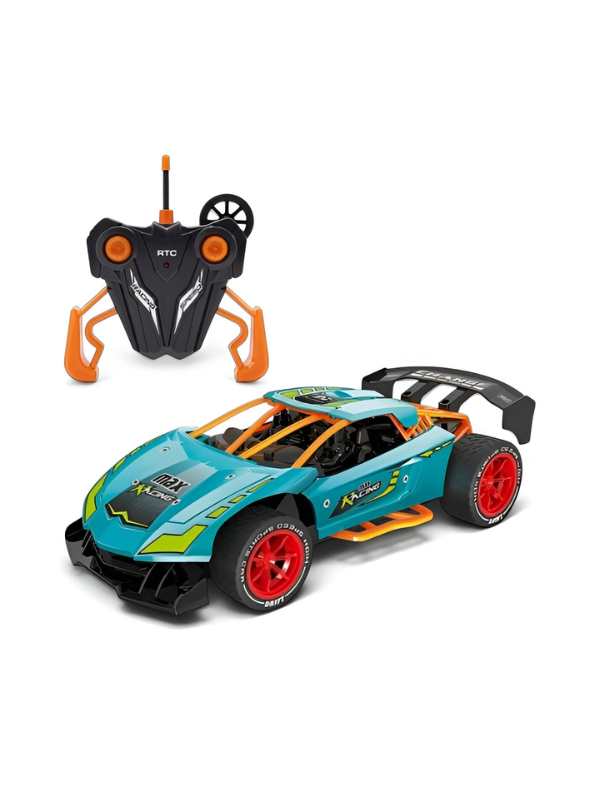 High-Speed 1:18 Remote Control Drift Car – Rechargeable RC Sports Buggy with 30-Min Playtime MD115