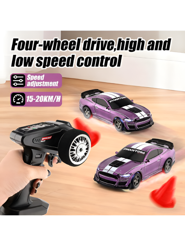 High-Speed 4WD RC Drift Car - Ford Mustang Style Remote Control Car MD622